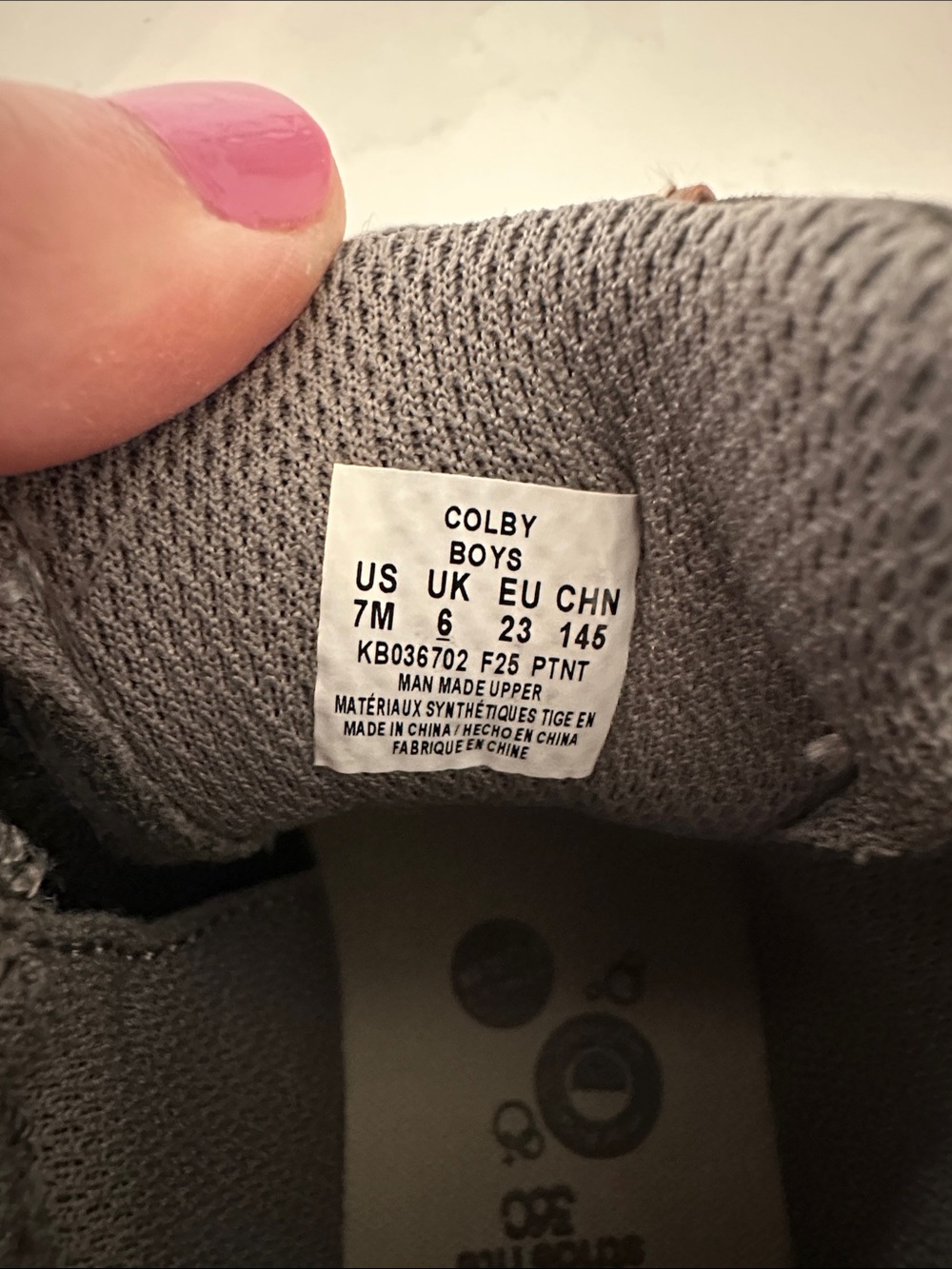 Stride Rite Colby 360 Gray High-Top Sneakers Boots Toddler Boys 7 - Picture 6 of 7